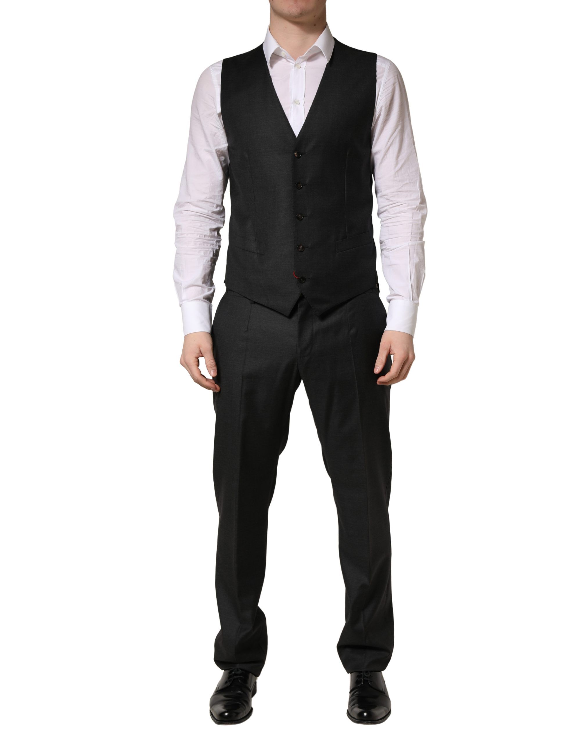Wool Slim Fit Formal 3 Piece Men Men's Suit - Dolce & Gabbana - Modalova