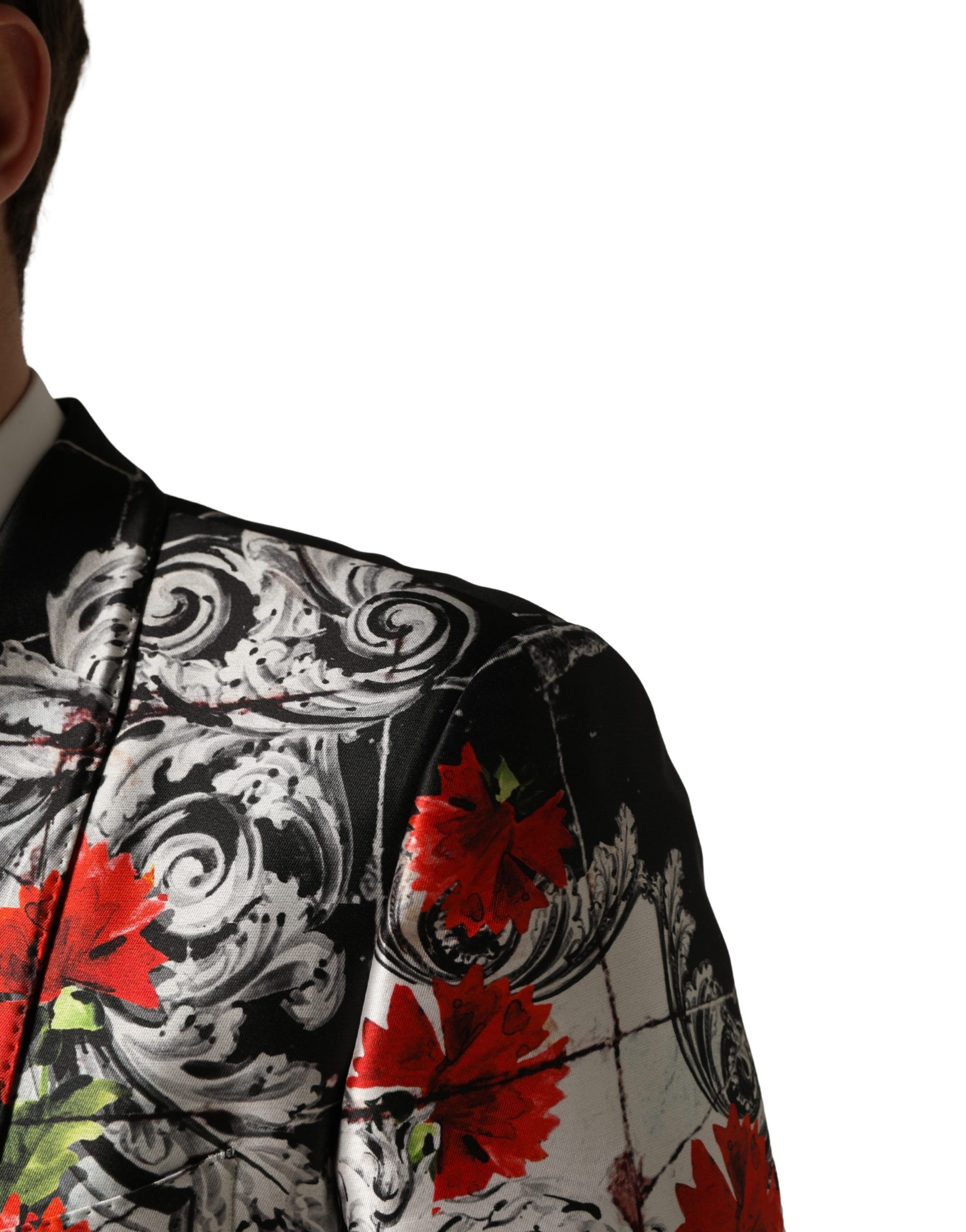 Floral 2 Buttons Formal 3 Piece Men's Suit - Dolce & Gabbana - Modalova