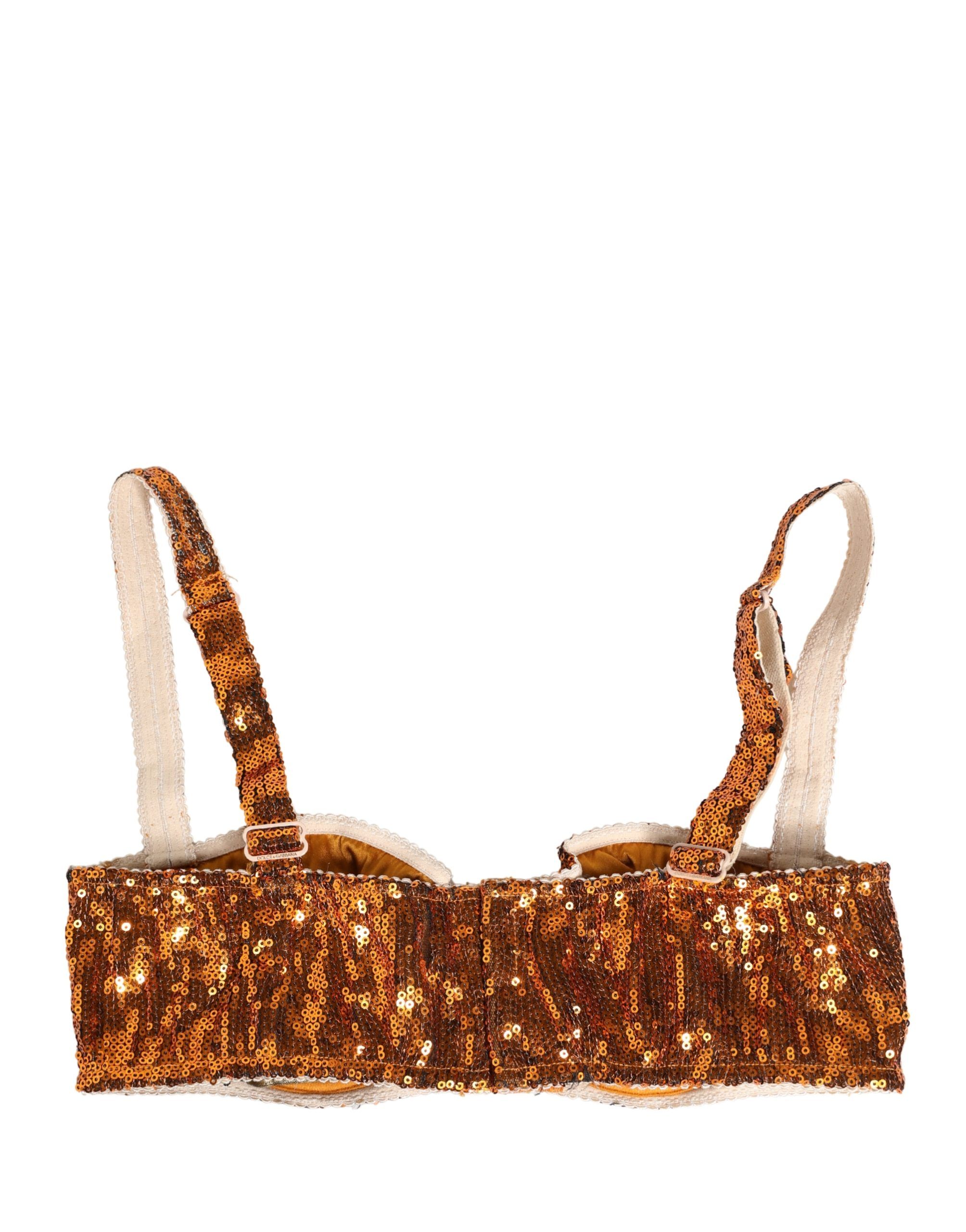 Sequined Nyon Balconnet Bra Women's Underwear - Dolce & Gabbana - Modalova