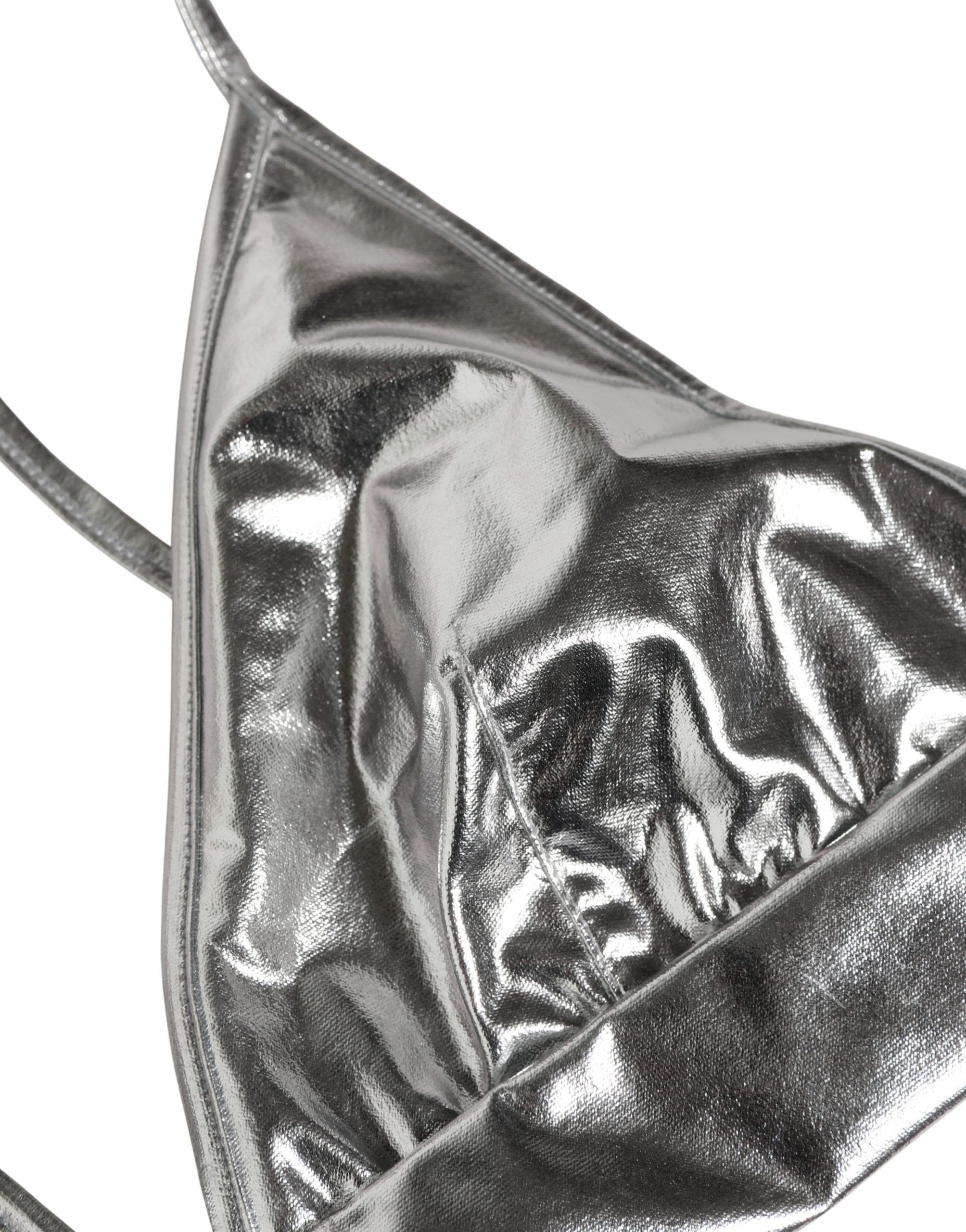 Metallic Sleeveless Bustier Cropped Women's Top - Dolce & Gabbana - Modalova