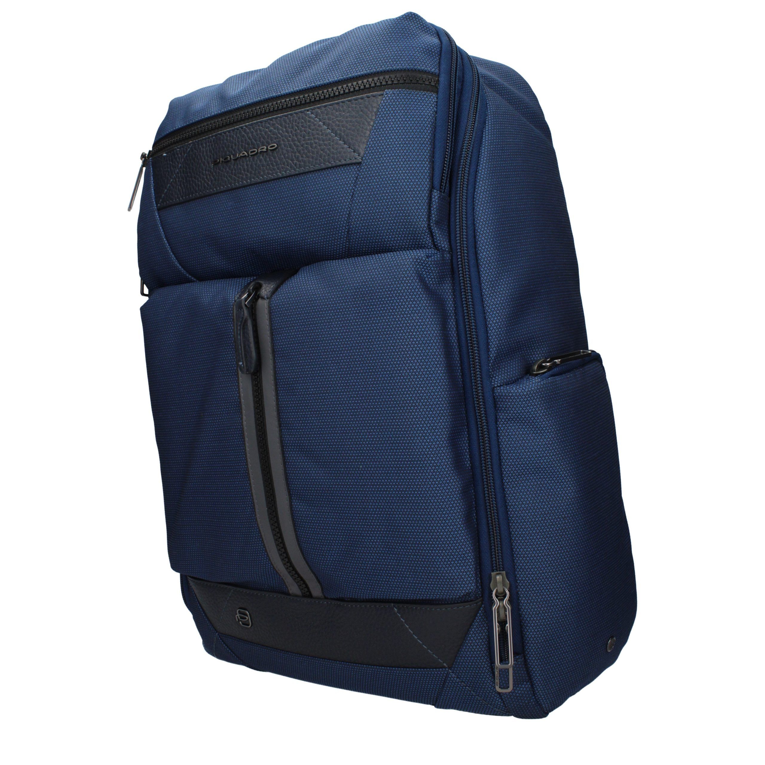 Piquadro Blue Fabric Men's Backpack - Piquadro - Modalova