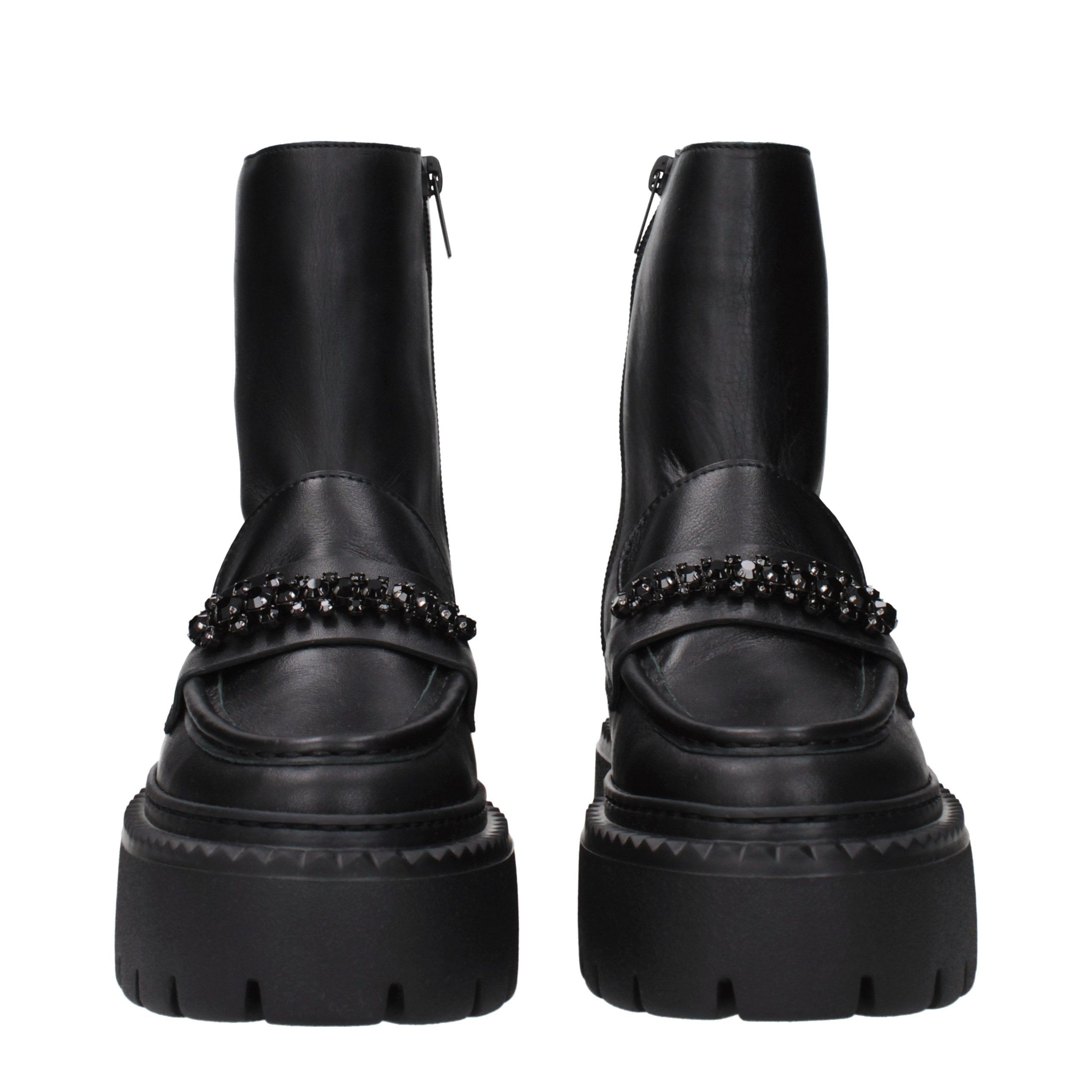 Leather Ankle Women's Boots - Jimmy Choo - Modalova