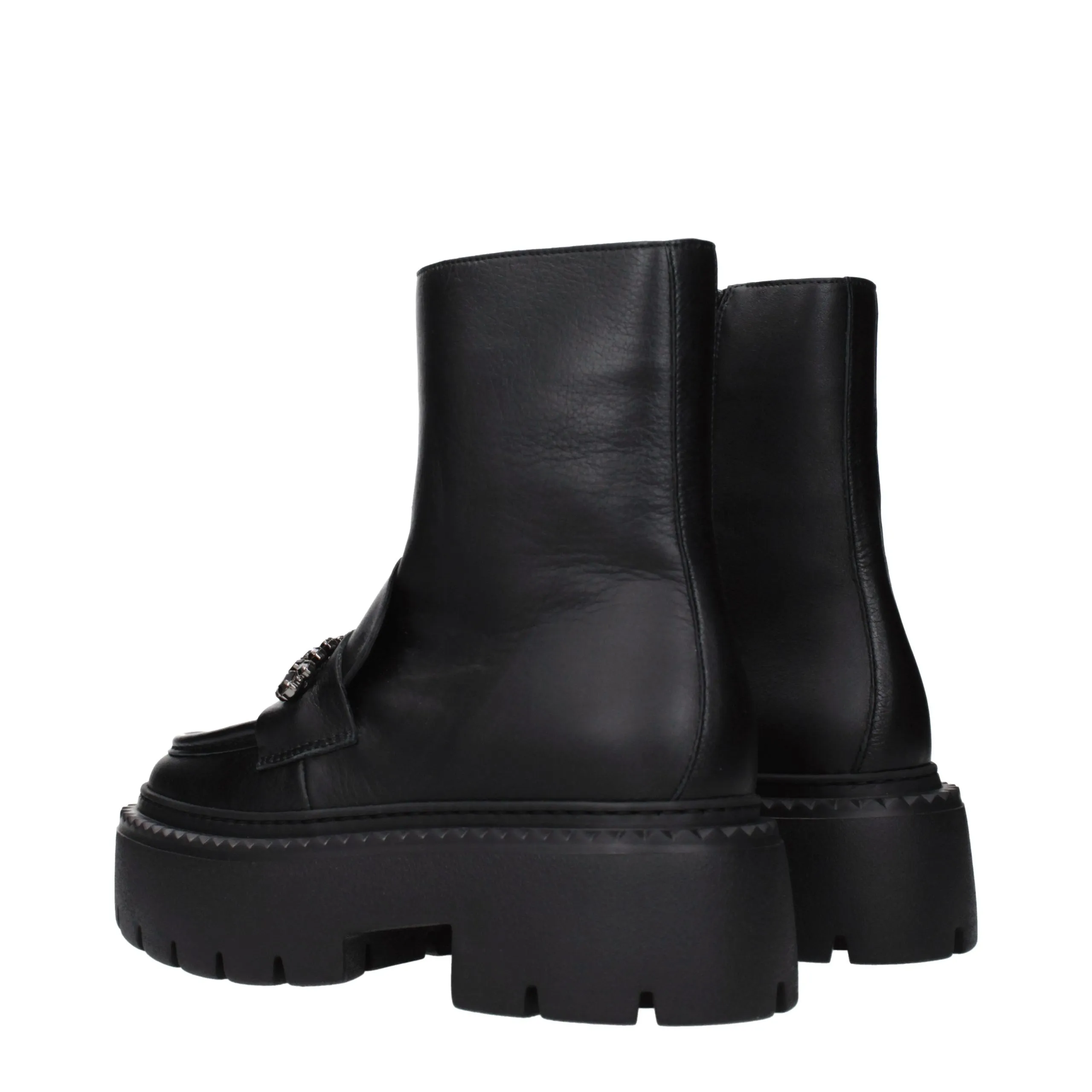 Leather Ankle Women's Boots - Jimmy Choo - Modalova