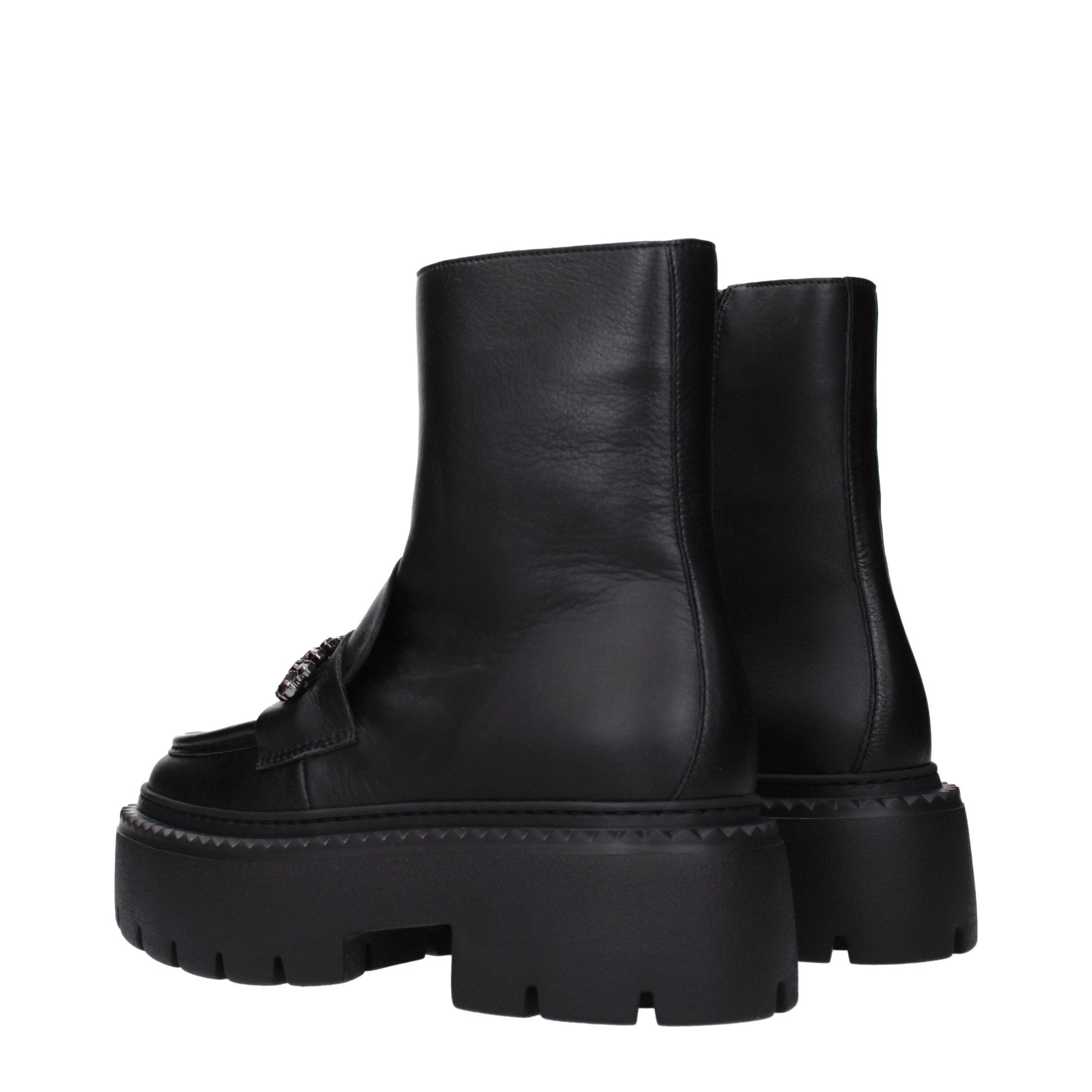 Leather Ankle Women's Boots - Jimmy Choo - Modalova