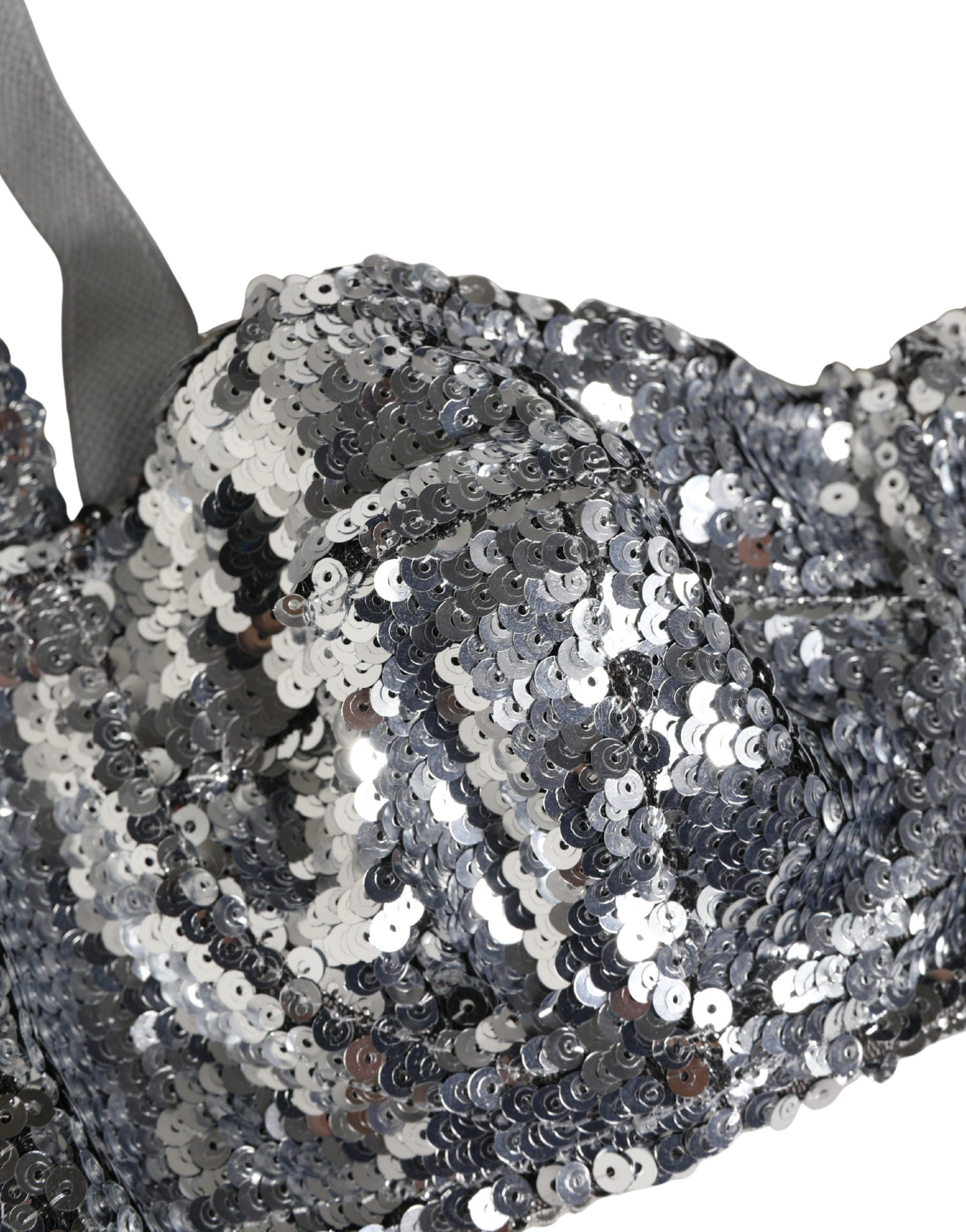 Sequined Nyon Balconnet Bra Women's Underwear - Dolce & Gabbana - Modalova