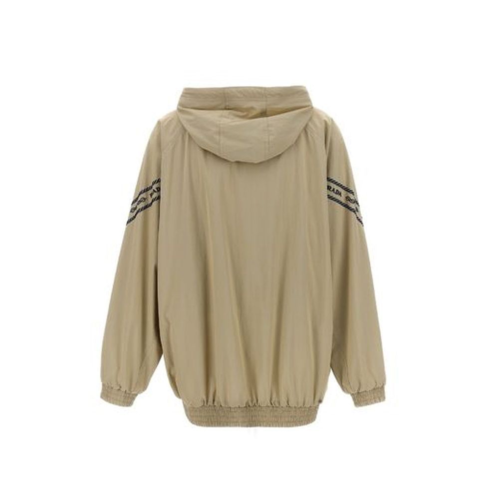 Cotton Full-Length Women's Jacket - Prada - Modalova