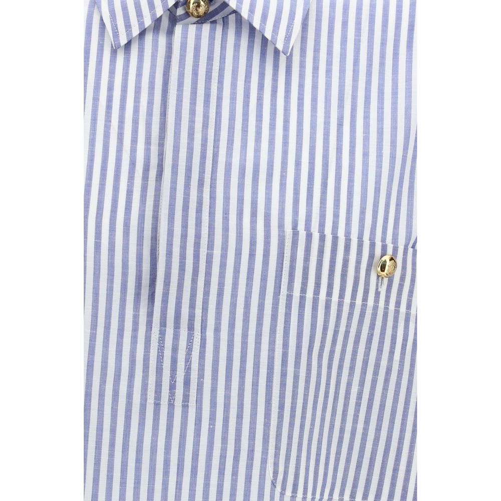 Cotton Pattern Men's Shirt - Valentino Garavani - Modalova