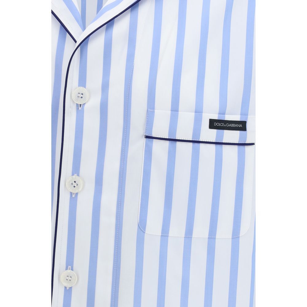 Cotton Pattern Men's Shirt - Dolce & Gabbana - Modalova
