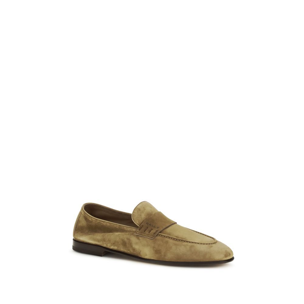 Calf Leather Bos Taurus Slip-On Men's Loafers - Bally - Modalova