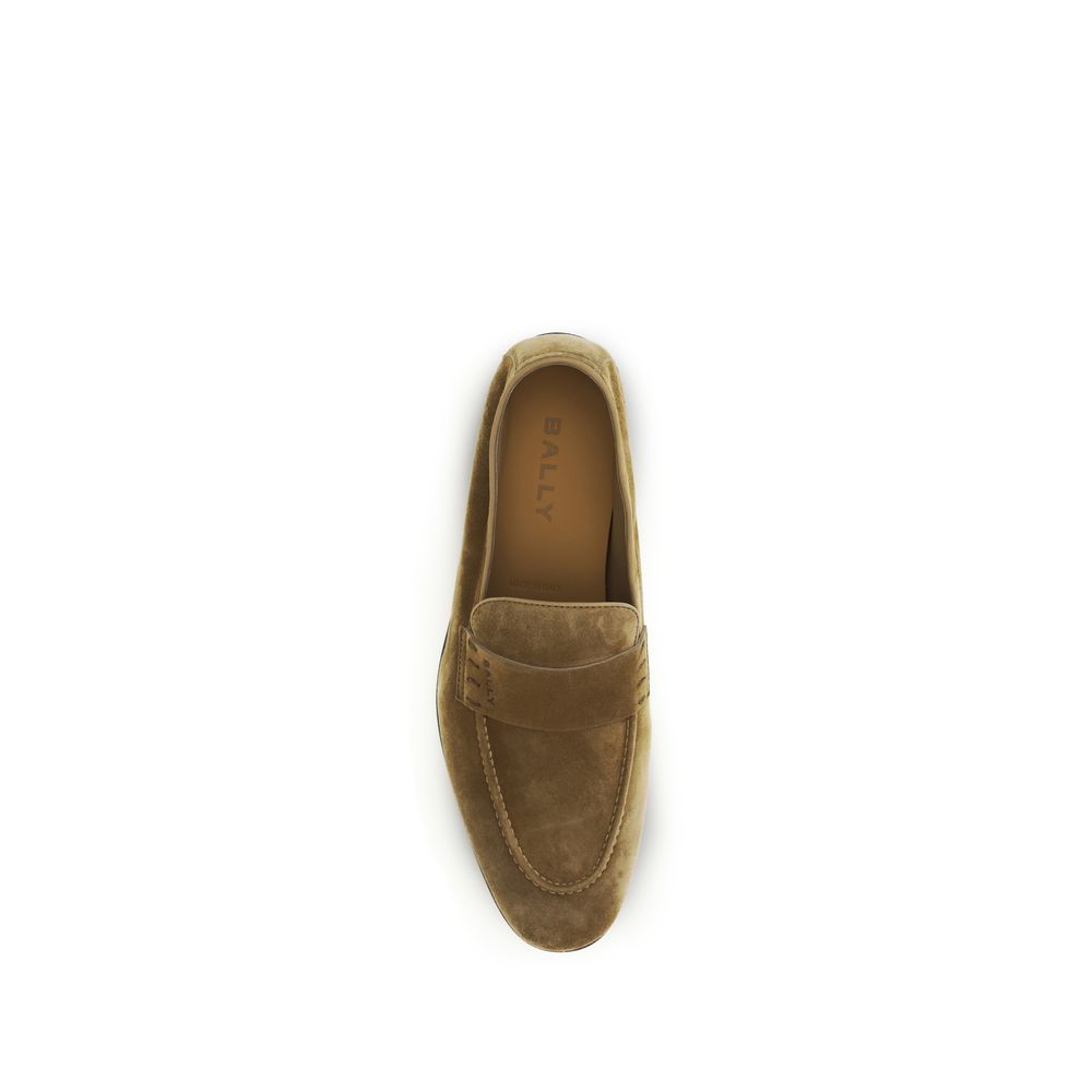 Calf Leather Bos Taurus Slip-On Men's Loafers - Bally - Modalova