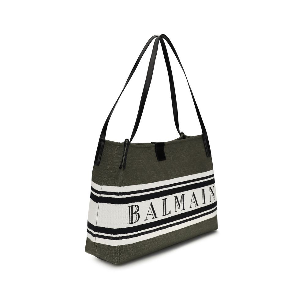 Cotton Shoulder Women's Bag - Balmain - Modalova