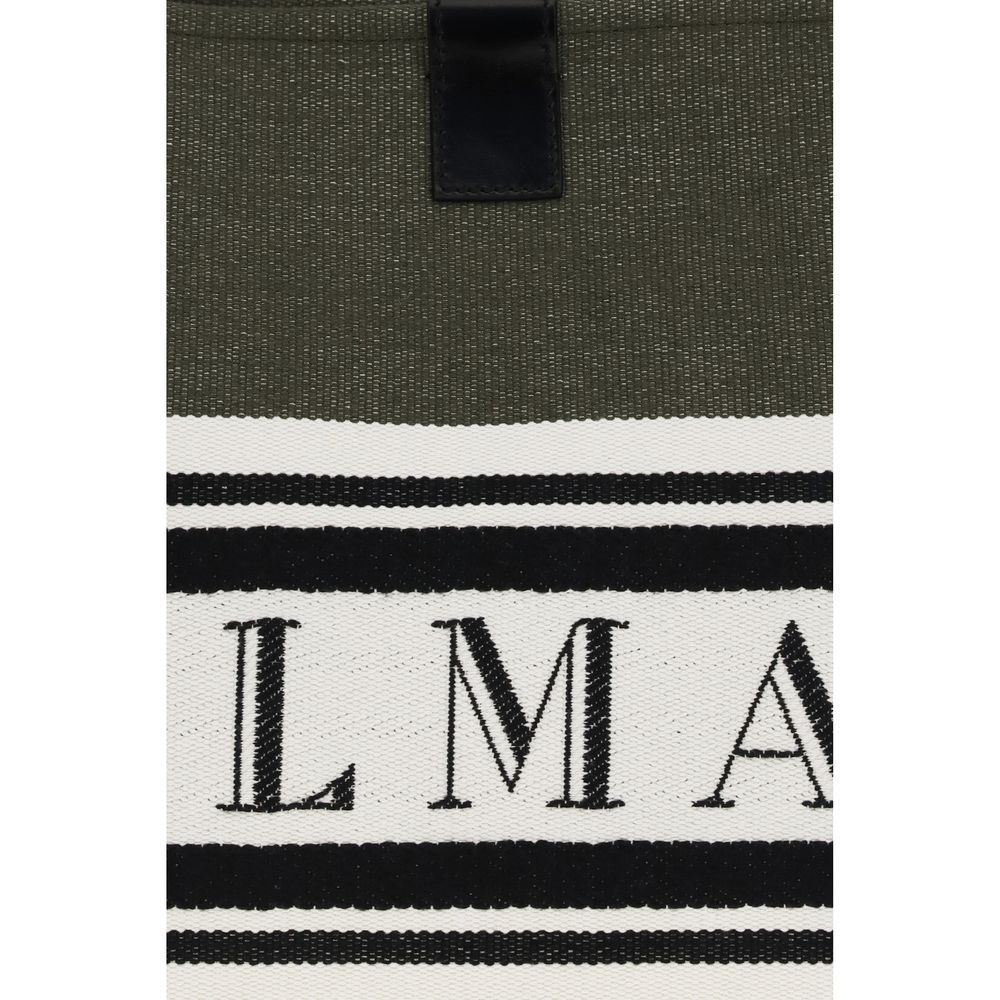 Cotton Shoulder Women's Bag - Balmain - Modalova