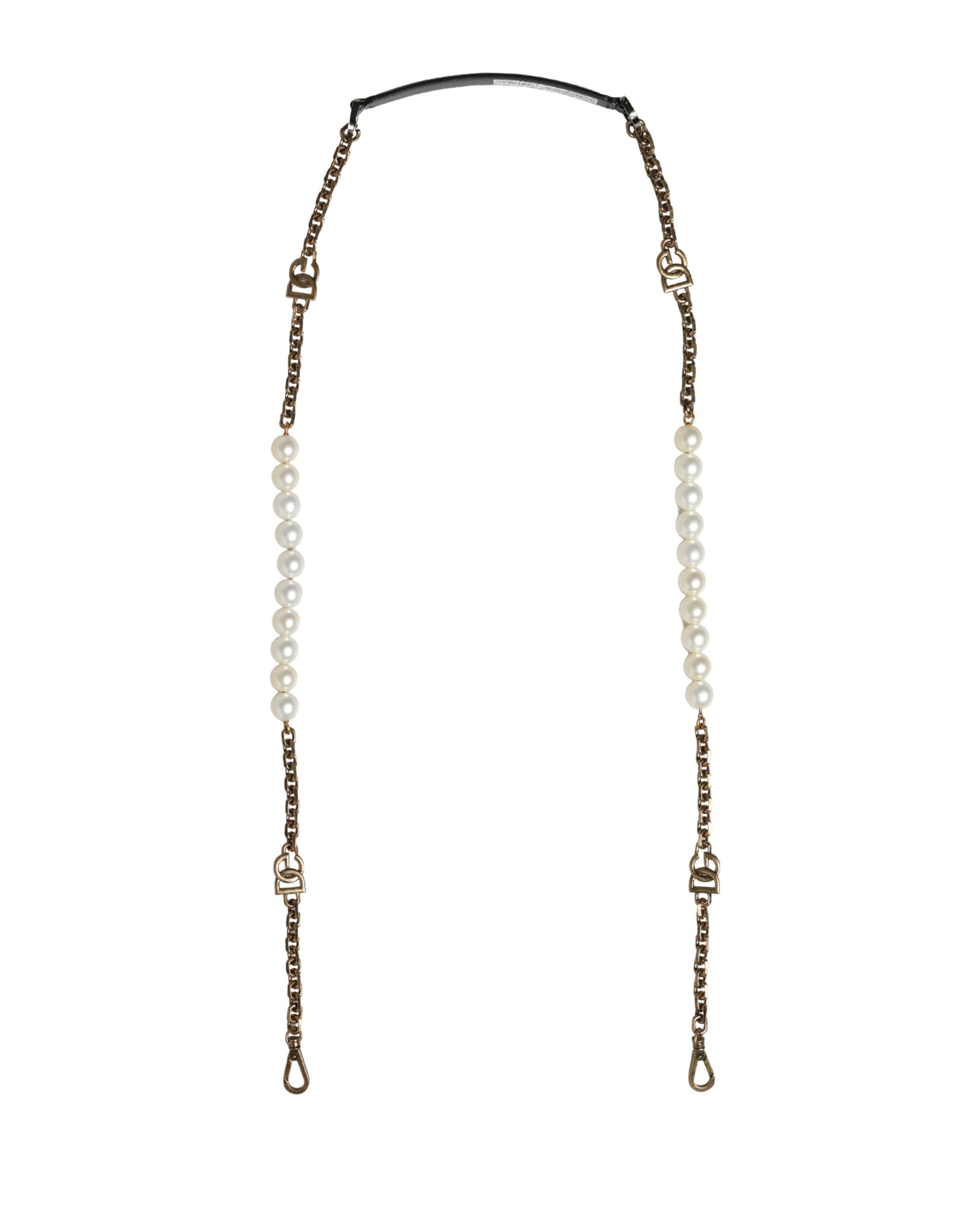 Leather Gold Chain Bag Accessory Shoulder Women's Strap - Dolce & Gabbana - Modalova