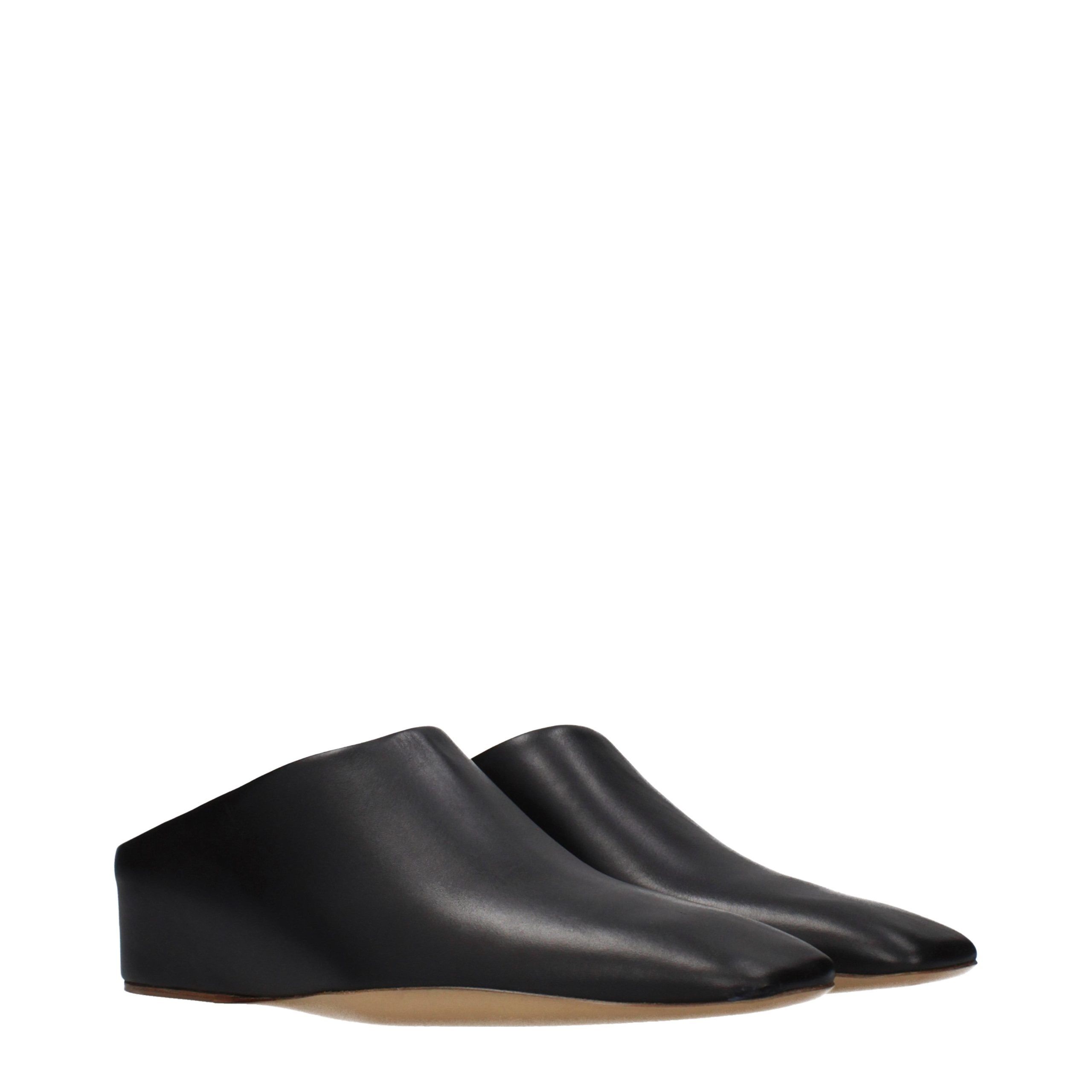 Leather Women's Slippers - Jil Sander - Modalova