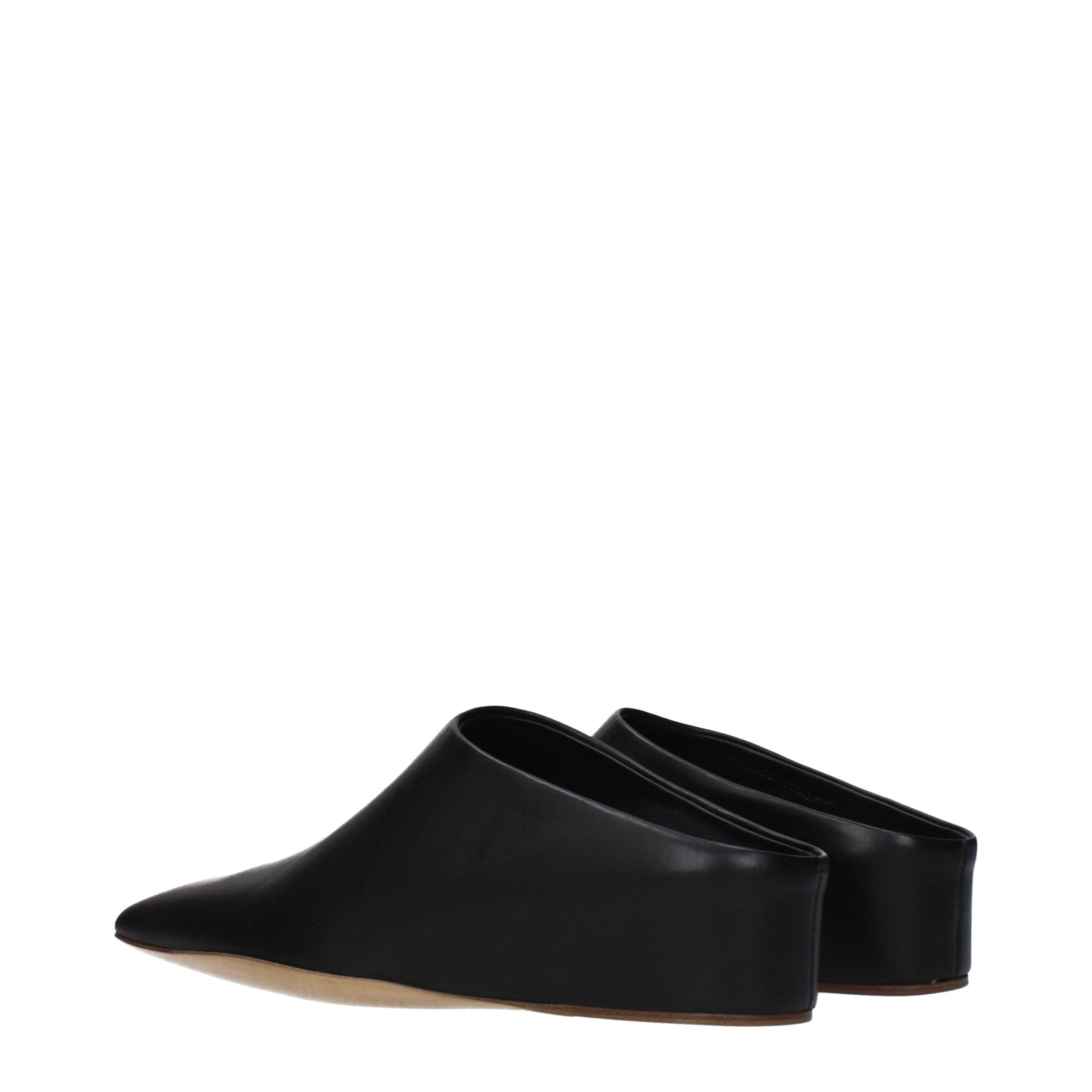 Leather Women's Slippers - Jil Sander - Modalova