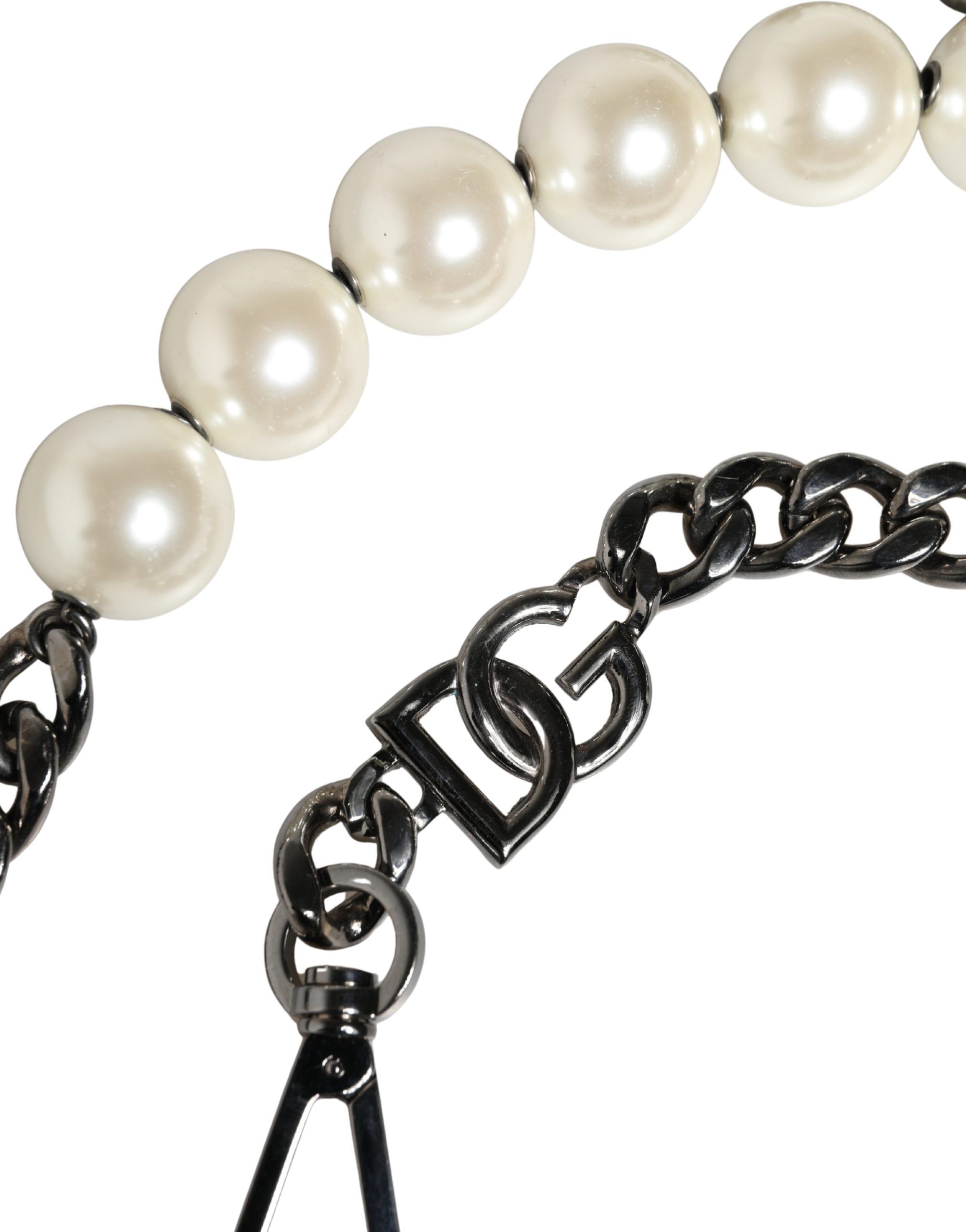 Leather Silver Chain Bag Accessory Shoulder Women's Strap - Dolce & Gabbana - Modalova