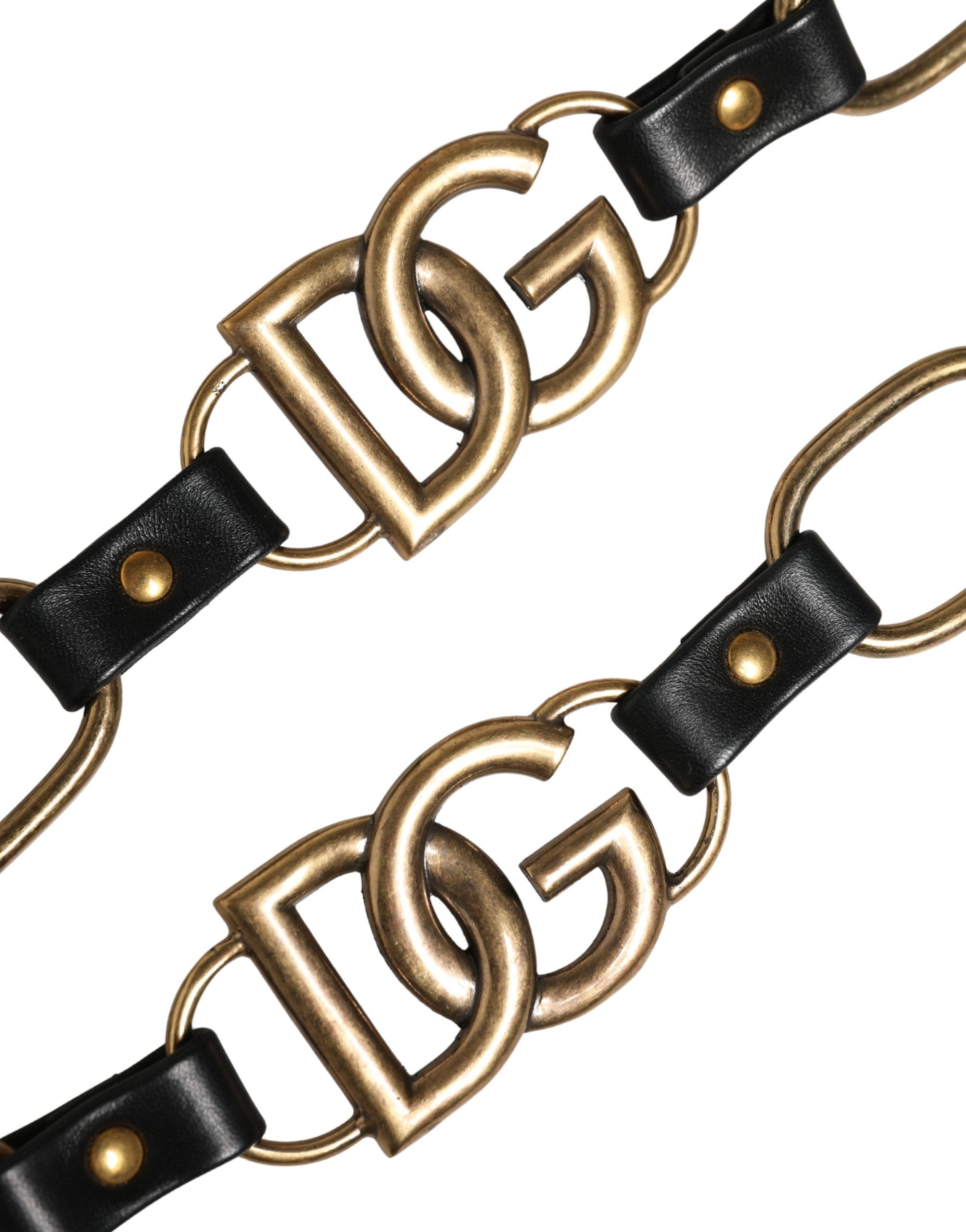 Leather Gold Chain Bag Accessory Shoulder Women's Strap - Dolce & Gabbana - Modalova