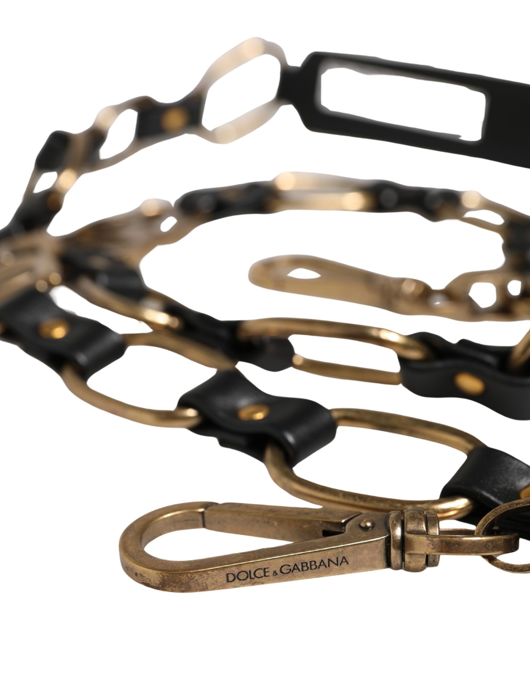 Leather Gold Chain Bag Accessory Shoulder Women's Strap - Dolce & Gabbana - Modalova