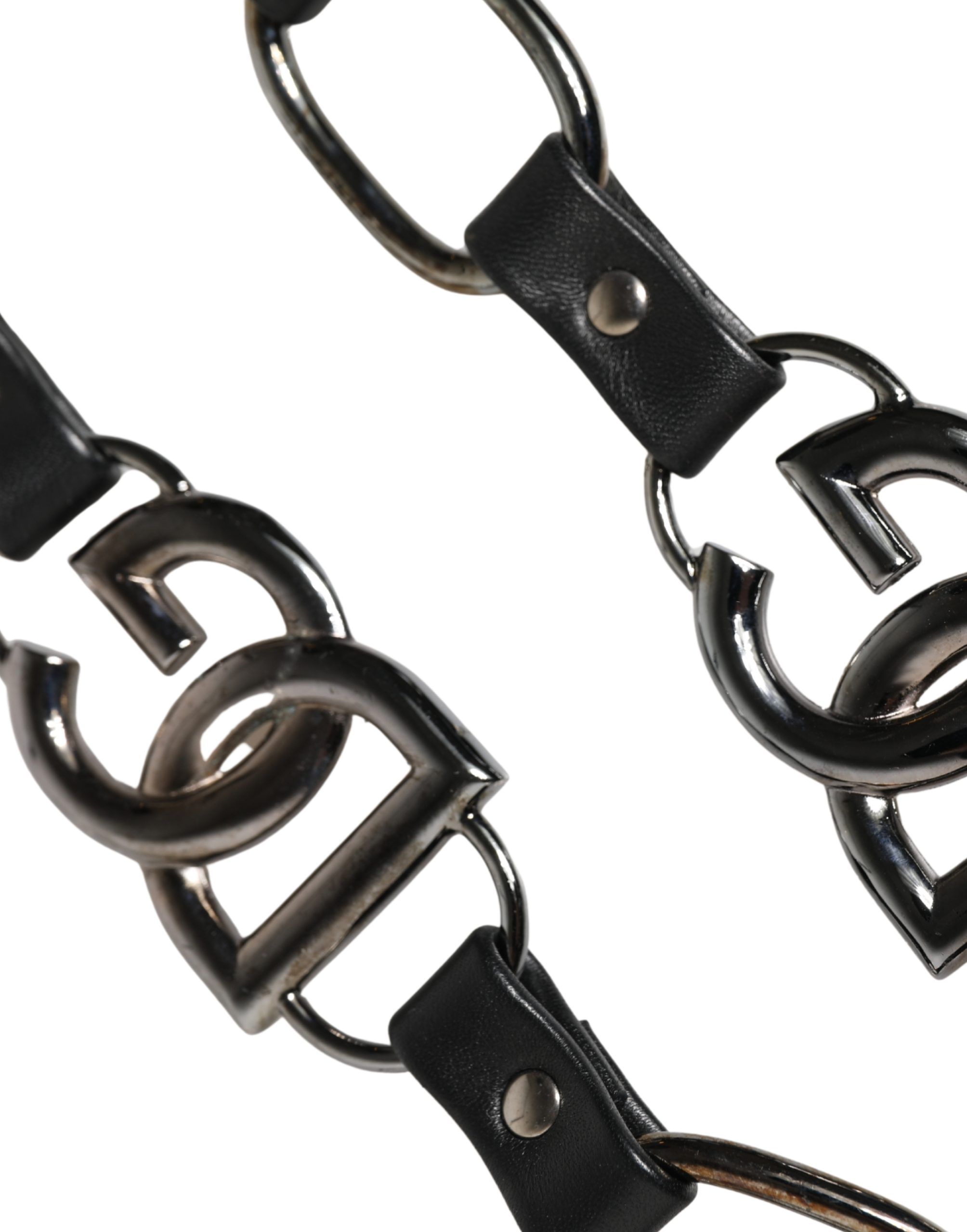 Leather Silver Chain Bag Accessory Shoulder Women's Strap - Dolce & Gabbana - Modalova