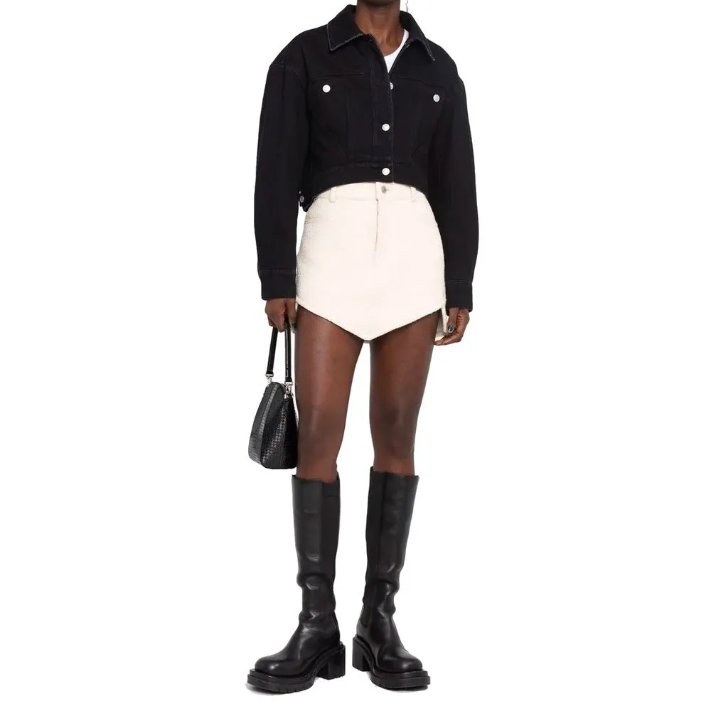 Cotton Denim Women's Jacket - Alexander McQueen - Modalova