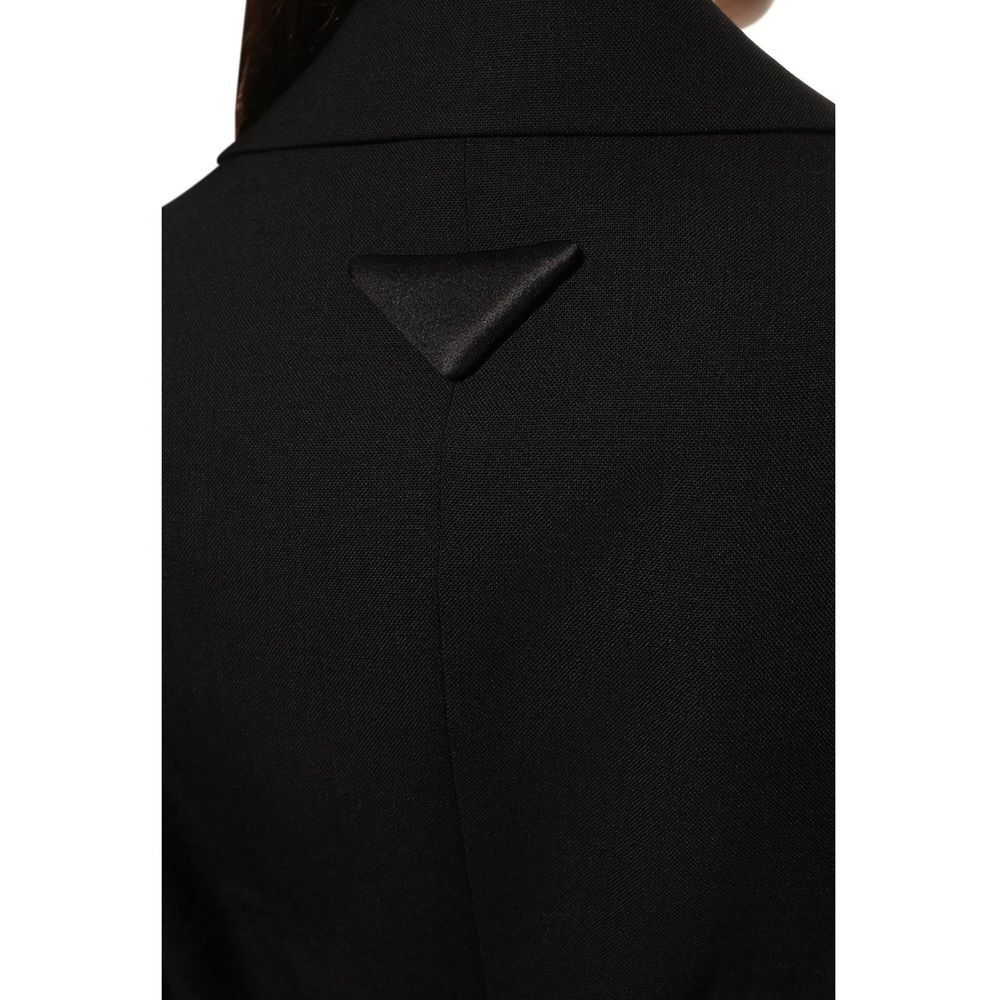 Prada Black Wool Women's Blazer - Prada - Modalova