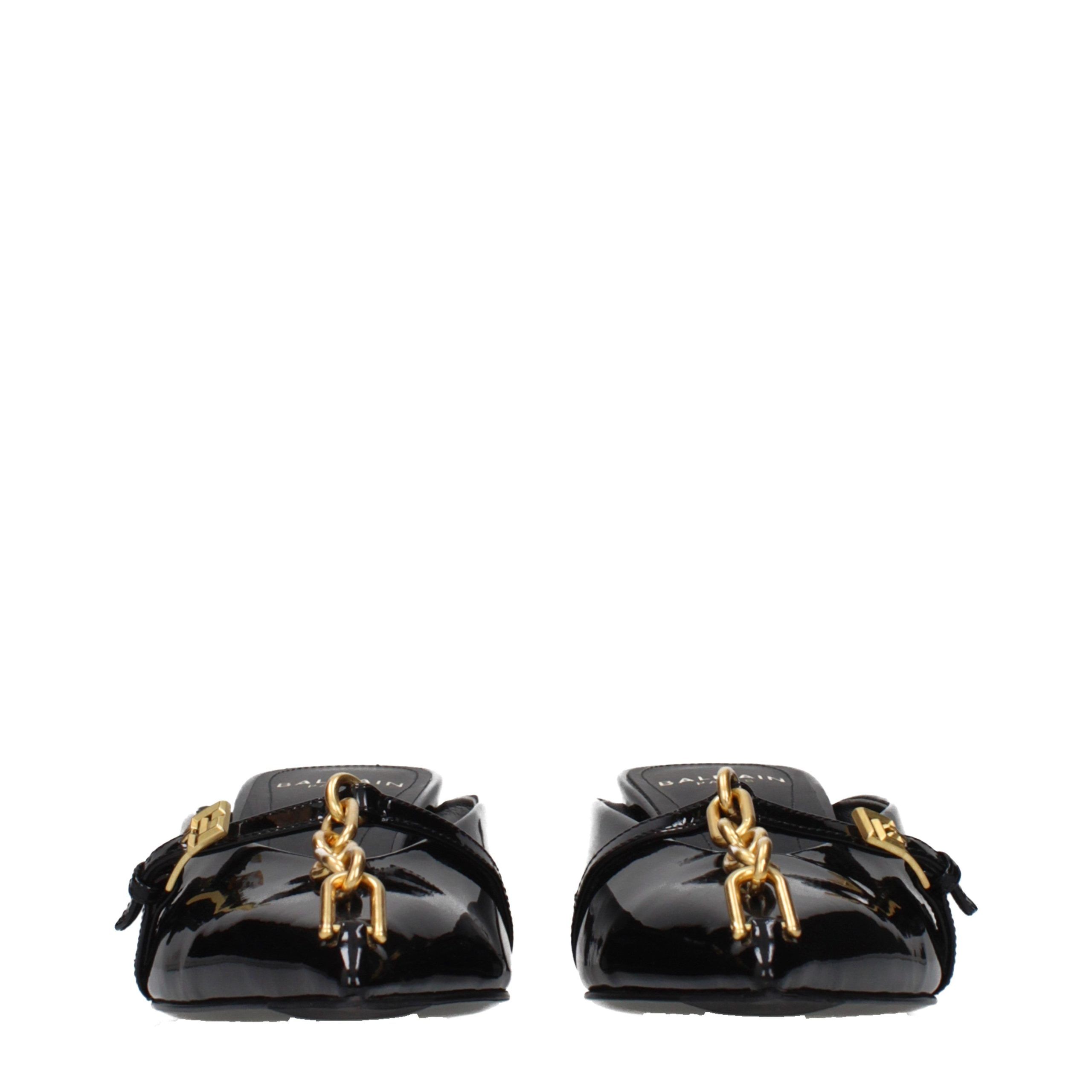 Leather Platform Women's Sandals - Balmain - Modalova