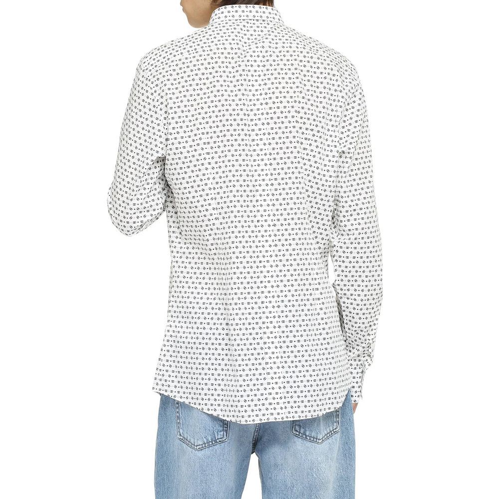 Cotton Pattern Men's Shirt - Dolce & Gabbana - Modalova
