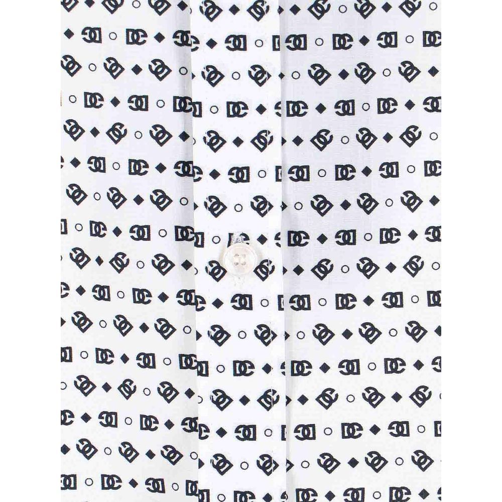 Cotton Pattern Men's Shirt - Dolce & Gabbana - Modalova