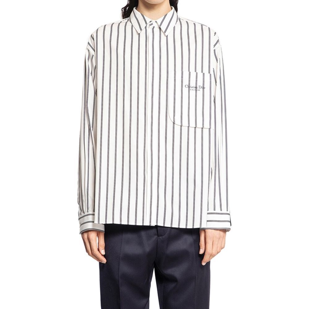 Cotton Pattern Men's Shirt - Dior - Modalova