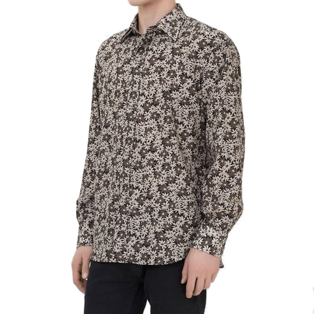 Cotton Pattern Men's Shirt - Tom Ford - Modalova