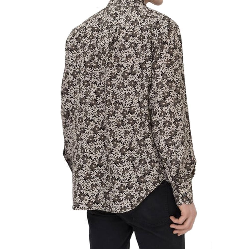 Cotton Pattern Men's Shirt - Tom Ford - Modalova