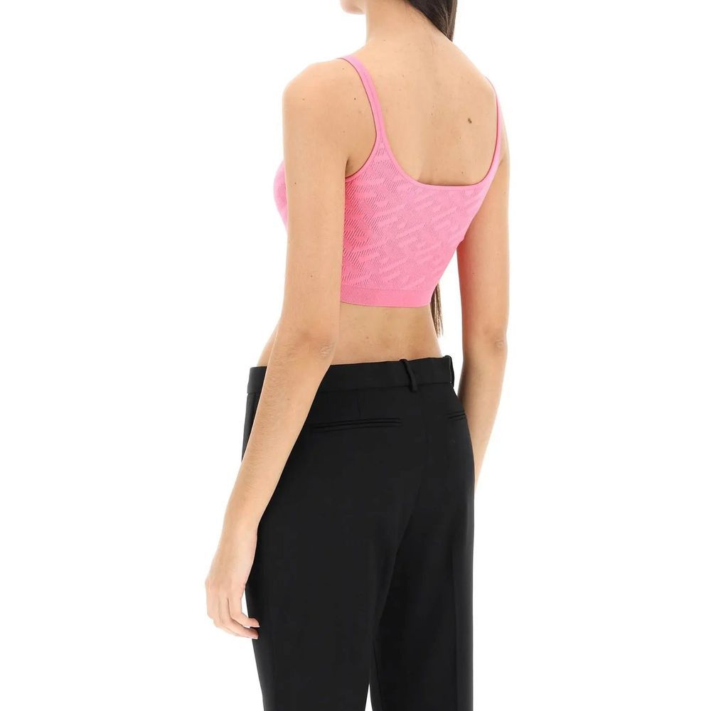 Elastane Tank Women's Tops - Versace - Modalova