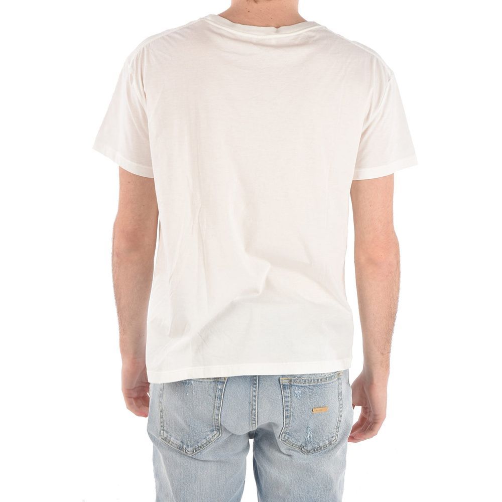 Celine White Cotton Men's T-Shirt - Celine - Modalova