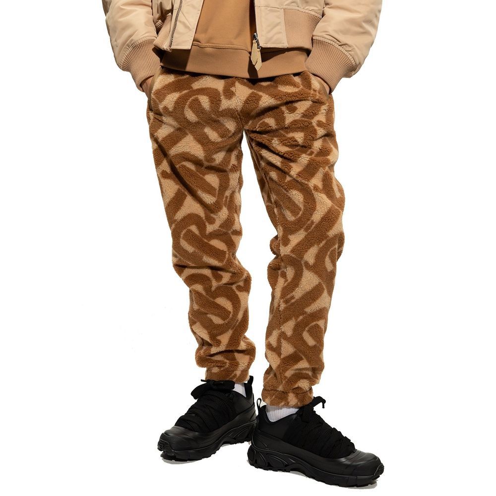 Polyester Casual Men's Pants - Burberry - Modalova