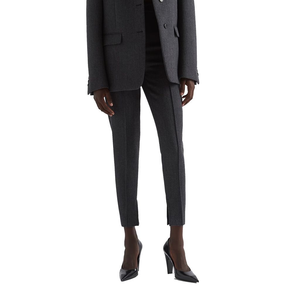 Prada Gray Elastane Women's Pants - Prada - Modalova