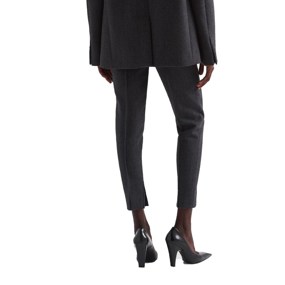 Prada Gray Elastane Women's Pants - Prada - Modalova