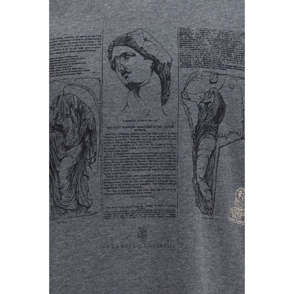 Cotton Men's T-Shirt - Brunello Cucinelli - Modalova
