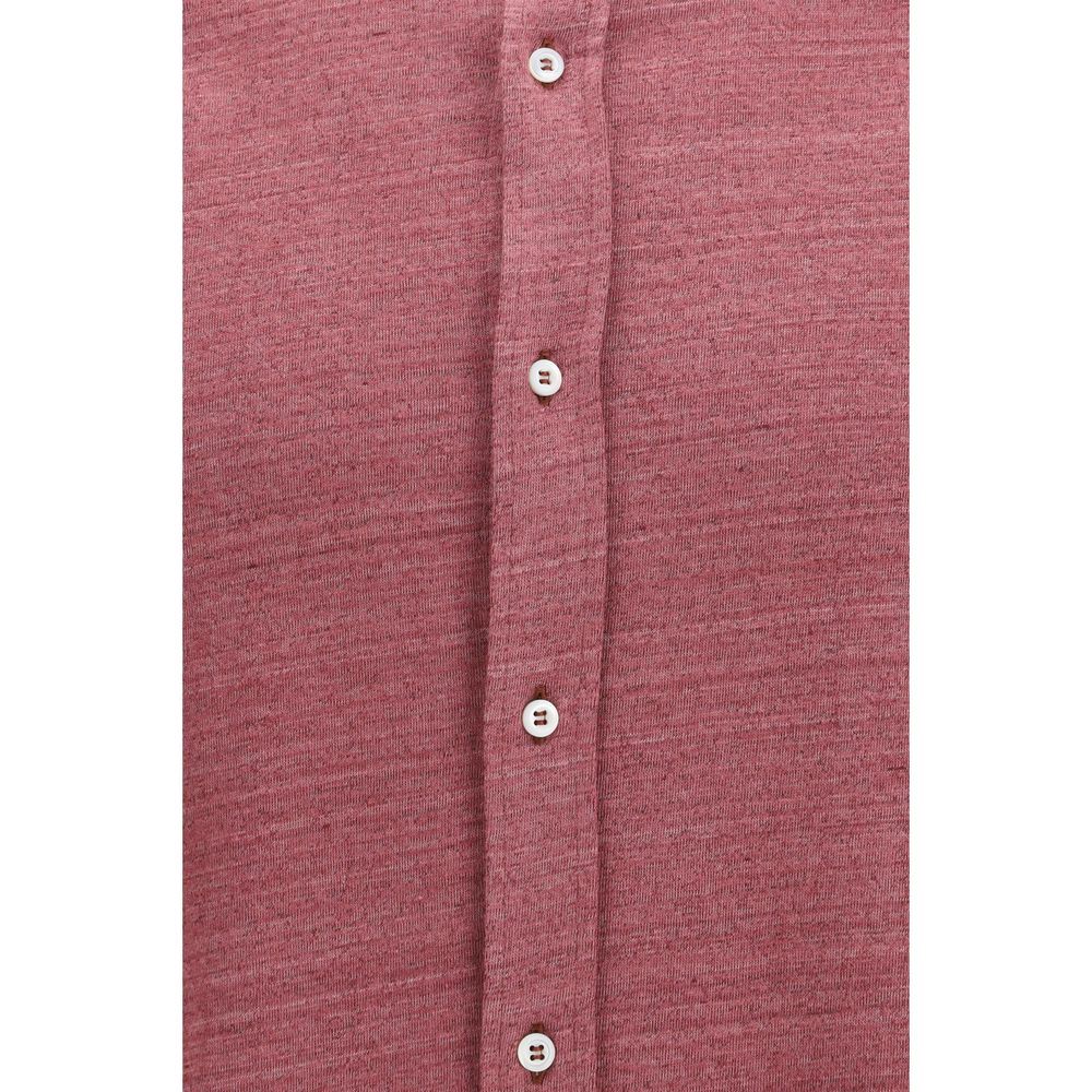 Linen Men's Shirt - Brunello Cucinelli - Modalova