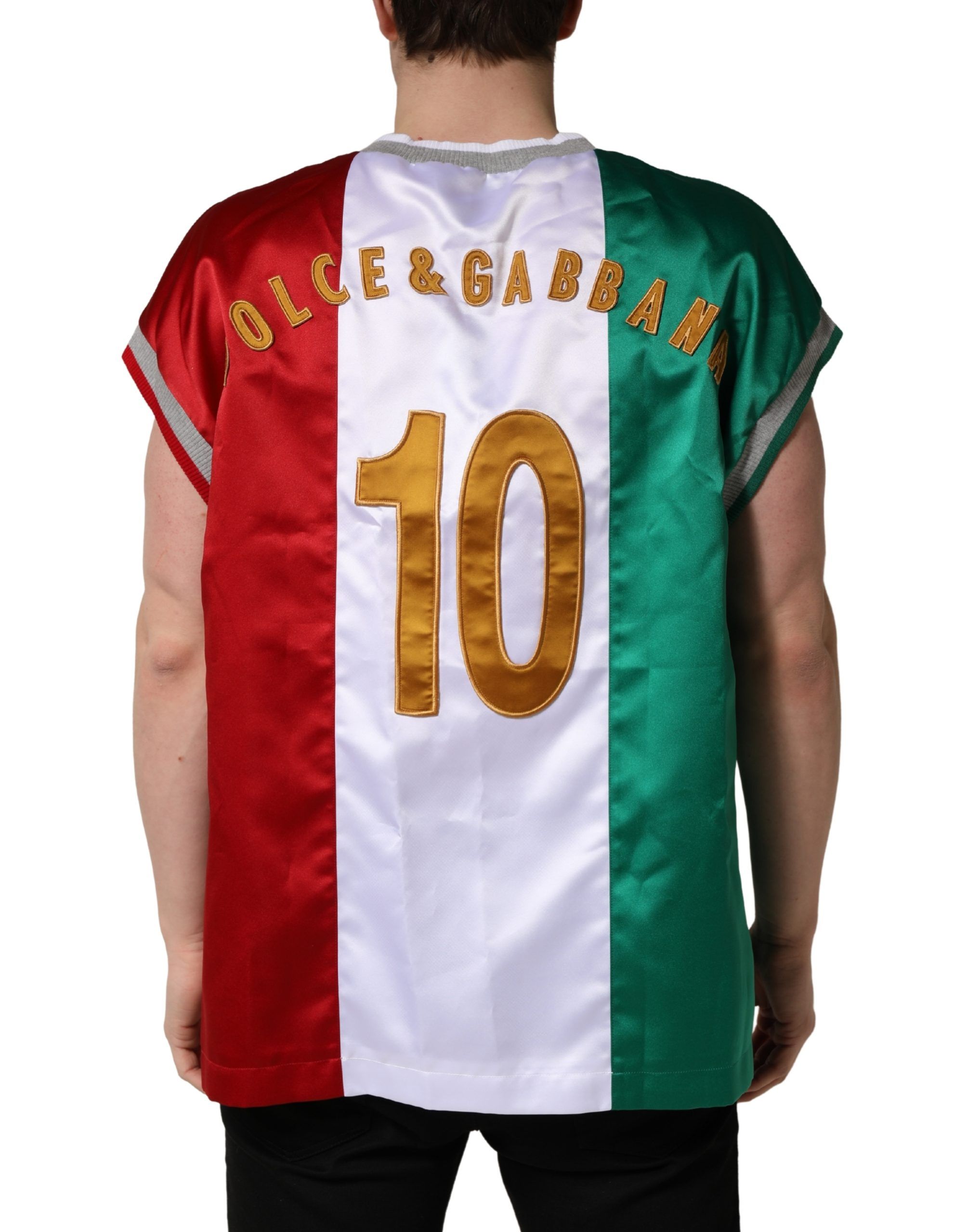 Italian DG Logo Crew Neck Men's T-shirt (Pre-Owned) - Dolce & Gabbana - Modalova