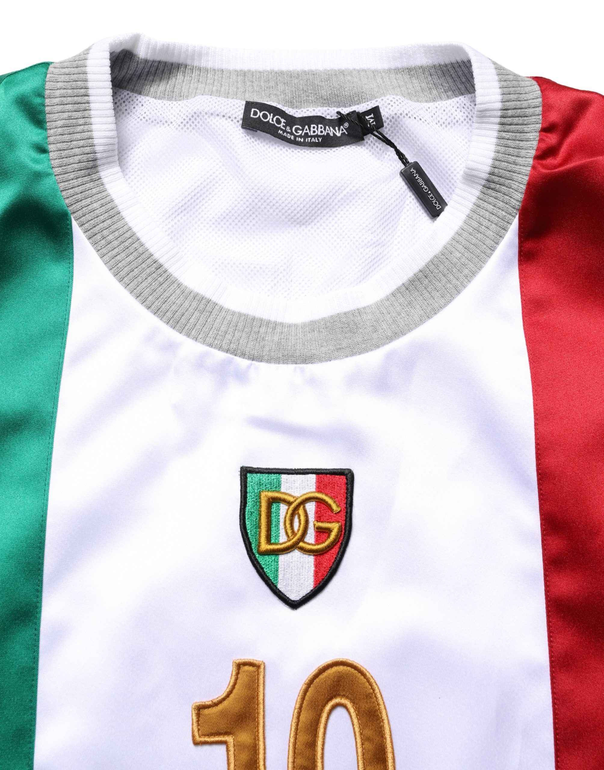 Italian DG Logo Crew Neck Men's T-shirt (Pre-Owned) - Dolce & Gabbana - Modalova