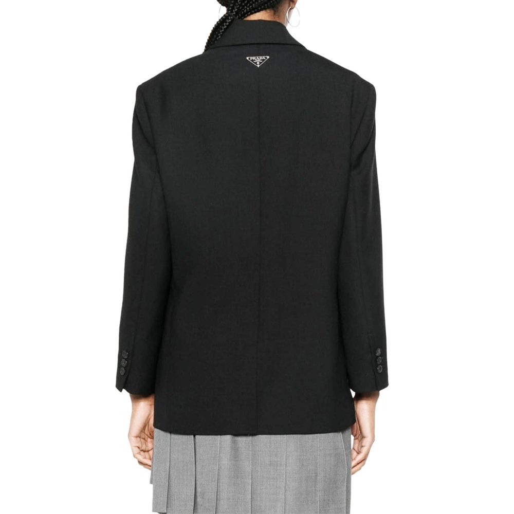 Virgin Wool Women's Blazer - Prada - Modalova