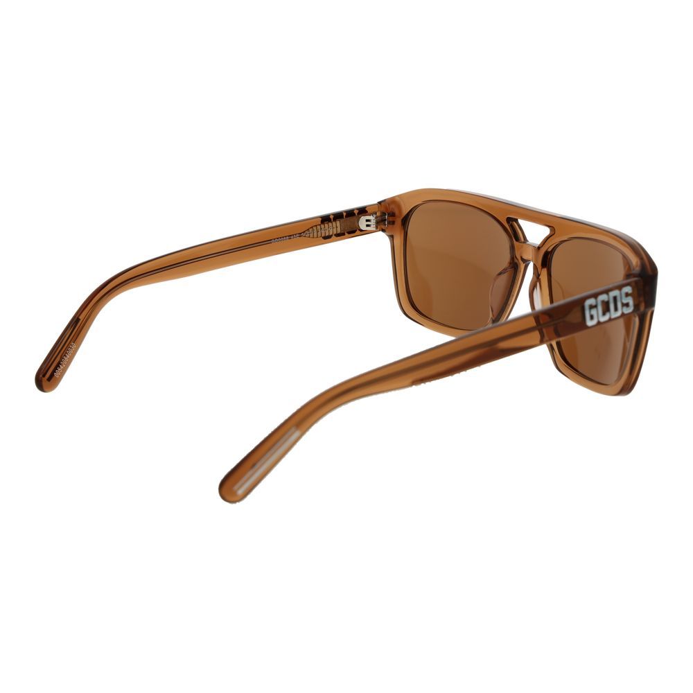 GCDS Brown Plastic Sunglasses - GCDS - Modalova