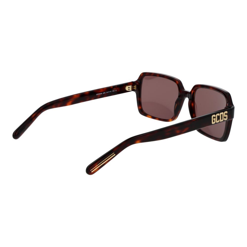 GCDS Brown Plastic Sunglasses - GCDS - Modalova