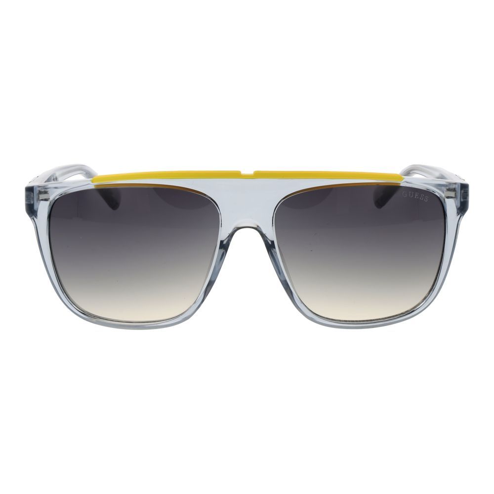 Guess Gray Plastic Men's Sunglasses - Guess - Modalova