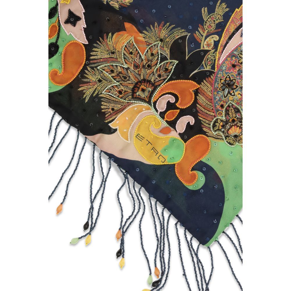 Etro Multicolor Silk Women's Scarf - Etro - Modalova