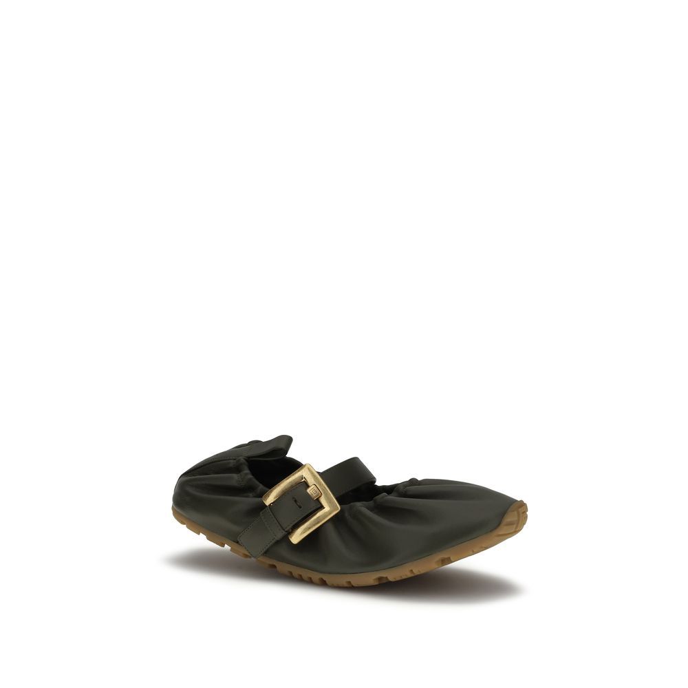 Lamb Ovis Aries Ballet Women's Flats - Balmain - Modalova