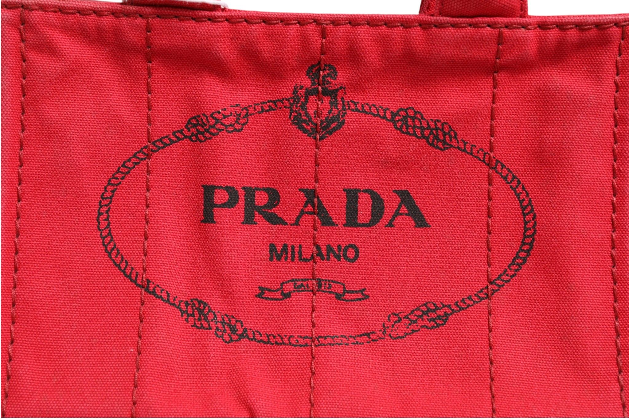 Canapa Mini Canvas Women's Tote (Pre-Owned) - Prada - Modalova