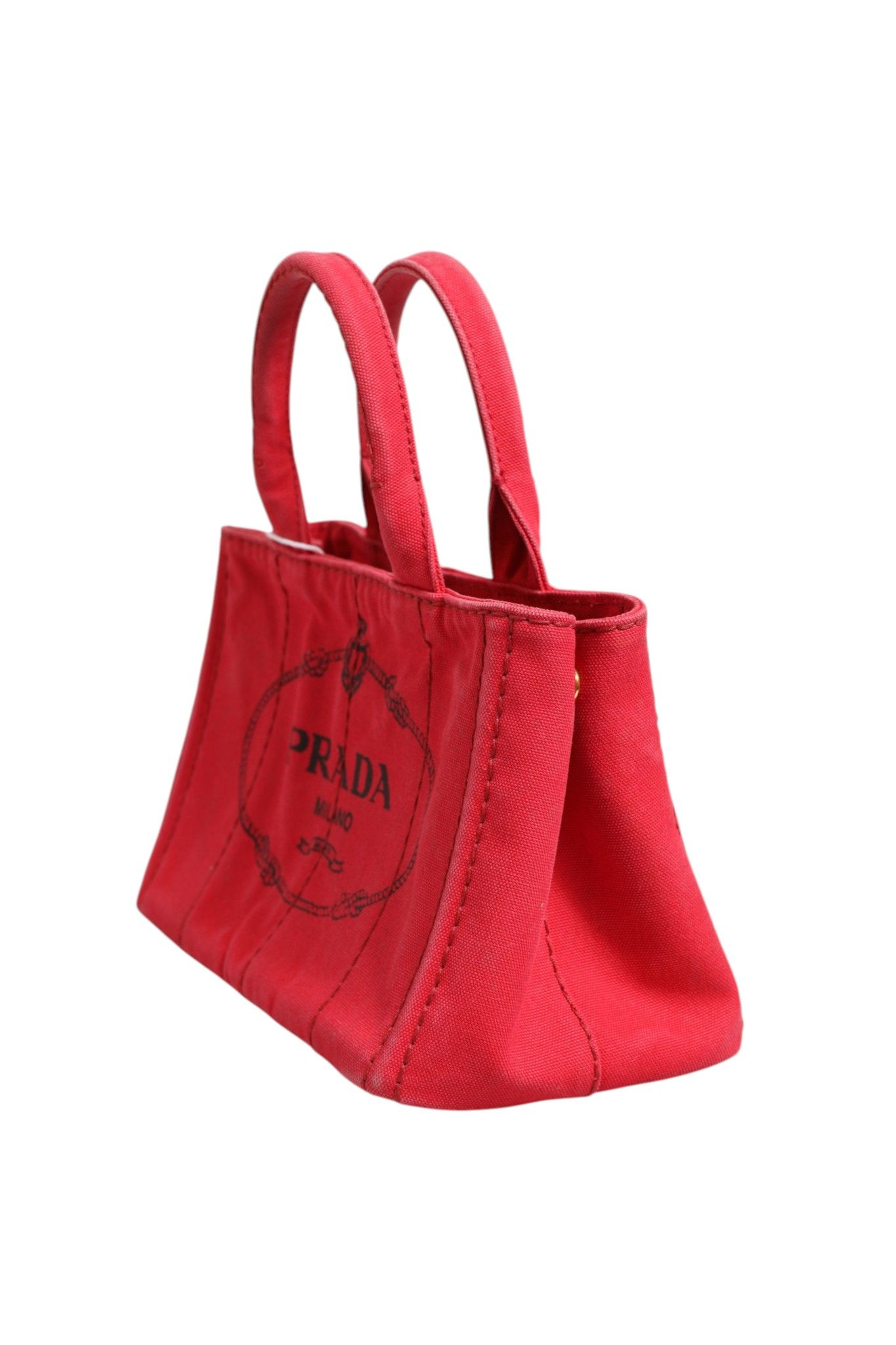 Canapa Mini Canvas Women's Tote (Pre-Owned) - Prada - Modalova