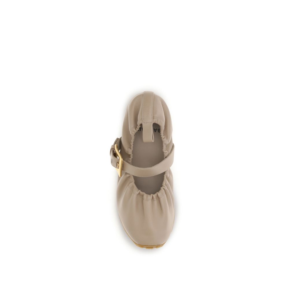 Lamb Ovis Aries Ballet Women's Flats - Balmain - Modalova