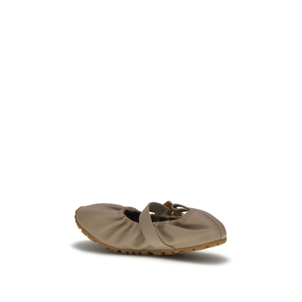Lamb Ovis Aries Ballet Women's Flats - Balmain - Modalova